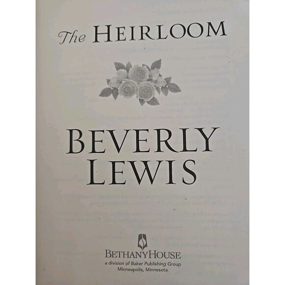 Heirloom by Beverly Lewis 2023 Paperback Amish Fiction Book, NY Times Bestseller - Picture 4 of 4